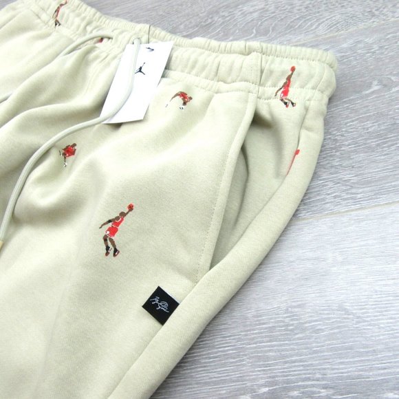 Jordan Essentials French Terry Pants Mens Size XL Rattan Beige NEW - Picture 4 of 13
